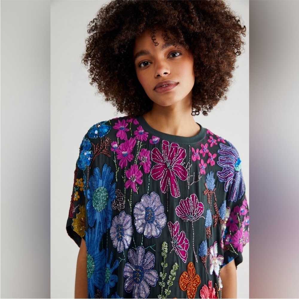 NEW Free People Jewel Mini Dress - Picture 4 of 12